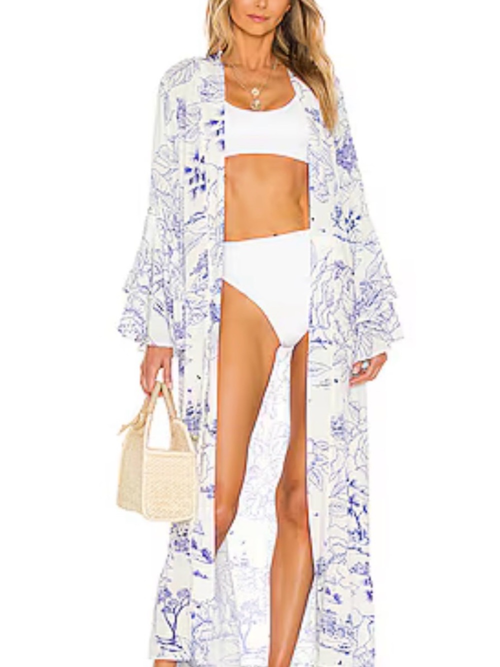 Maaji Camellia Blue Sienna Kimono - size S